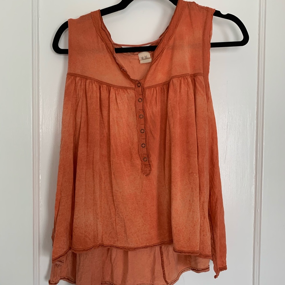 Orange tank top